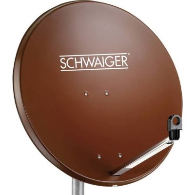 SCHWAIGER Antenne SAT 80 cm  SPI996.2 R&eacute;flecteur: acier rouge brique