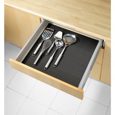 WENKO Antirutschmatte zuschneidbar 150x50cm schwarz - 