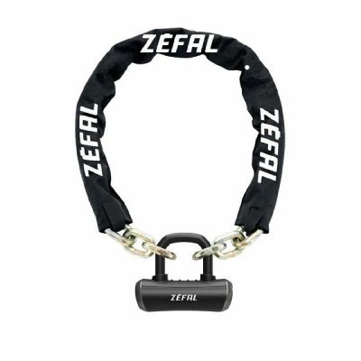 ZEFAL Antivol velo chaine a cle k-traz m18 diam 10mm noir 1.10m avec 3 cles
