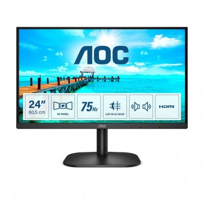 AOC  24b2xdam 23.8&acute;&acute; Full Hd Led 75hz Monitor Noir