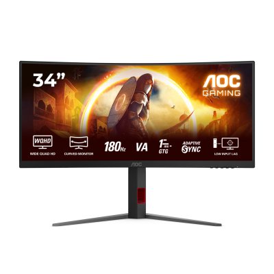 AOC  34"" Moniteur UltraWide gaming incurv&eacute; 