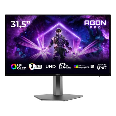 AOC  Agon Pro Ag326uzd2 Monitor Pc 80 Cm (31.5"") 3840 X 2160 Pixel 4k Ultra Hd Oled Nero