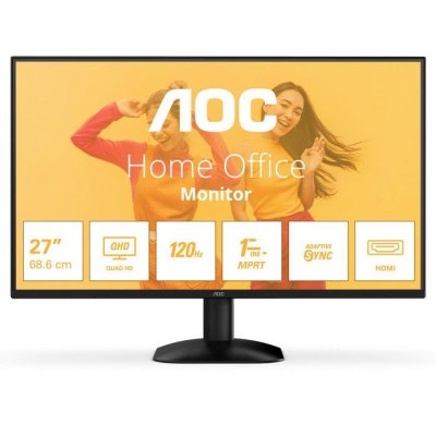 AOC  B3 Q27B35S3 27"" LED Quad HD 4 ms Noir