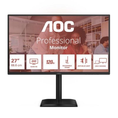 AOC  E4 Q27E4CV 27"" LED Quad HD 4 ms Noir