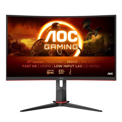 AOC  &Eacute;cran Incurv&eacute; Gaming G2 C27g2z3/bk 27&acute;&acute; Full Hd Va Led 280hz