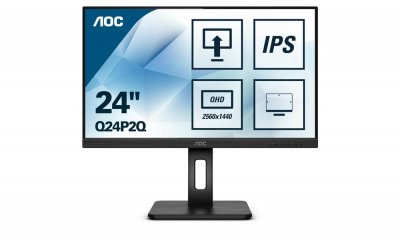 AOC  Q24p2q 23.8&acute;&acute; Wqhd Ips Led 75hz Monitor Noir