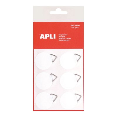 AGIPA APLI Pochette de 12 Attaches Papier Cadres Adh&eacute;sifs