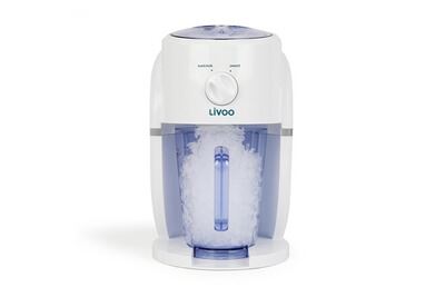 LIVOO Appareil 2 en 1 granit&eacute;s et glace pil&eacute;e - Pour cocktails ou boissons rafra&icirc;chissantes - 1,1 litre