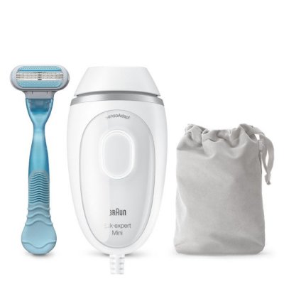 BRAUN Appareil &agrave; lumi&egrave;re puls&eacute;e  SilkExpert Mini PL1124 Blanc 