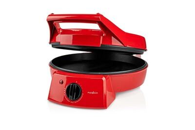 NEDIS Appareil &agrave; pizza et grill 30cm temp&eacute;rature r&eacute;glable 1800 w
