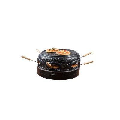 BESTRON Appareil &agrave; pizza pour 6 personnes APD600Z 910 w Noir  n/a
