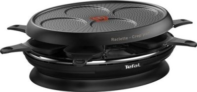 TEFAL Appareil &agrave; raclette 2 en 1 cr&ecirc;p'party