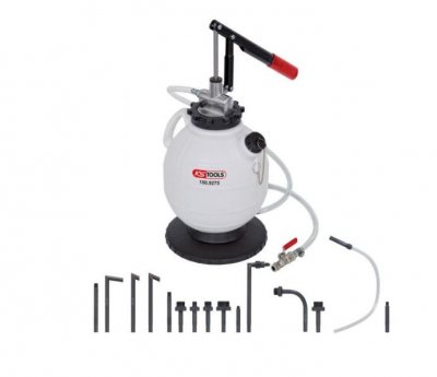 KS TOOLS Appareil de remplissage de bo&icirc;te de vitesse avec adaptateurs, 15 pcs