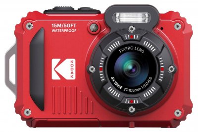 Appareil photo Compact KODAK WPZ2 Rouge Pack 2e batterie+carte SD 16g