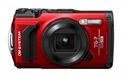 OM SYSTEM Appareil photo compact  Tough TG-7 Rouge