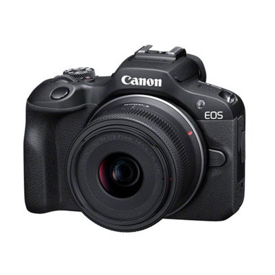 Appareil photo hybride Canon EOS R100 + RF-S 18-45mm f/4.5-6.3 IS STM