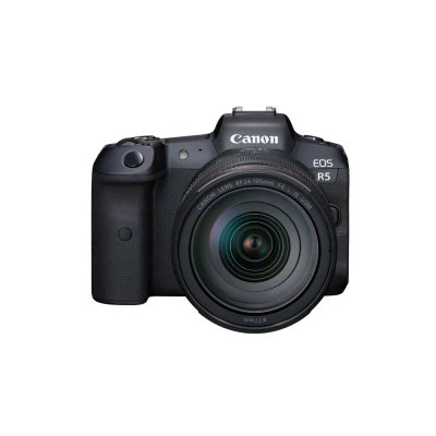 CANON Appareil photo hybride  EOS R5 + RF 24-105mm f/4 L IS USM noir 