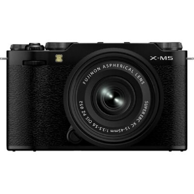 FUJIFILM Appareil photo hybride  X-M5 Noir + Objectif 15-45 mm 