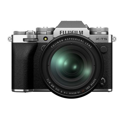 FUJIFILM Appareil photo hybride  X-T5 SILVER + XF 16-80MM F/4 R OIS WR
