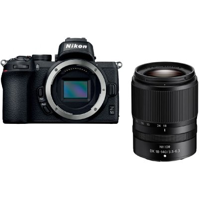 NIKON Appareil photo Hybride  Z50 Kit + Z DX 18/140 mm VR 