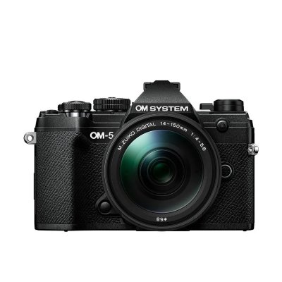 OM SYSTEM Appareil photo hybride  OM-5 noir + ED 14-150mm f/4-5.6 II MSC