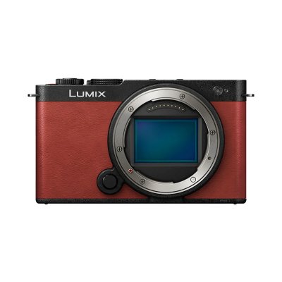 PANASONIC Appareil photo hybride  Lumix S9 Bo&icirc;tier nu Rouge 