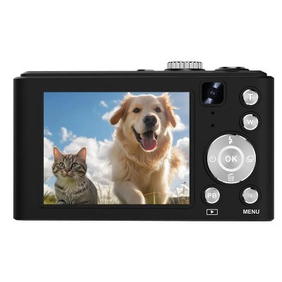 YONIS Appareil Photo Num&eacute;rique 4k 96mp Zoom 16x Autofocus Hd Compact Puissant Noir 