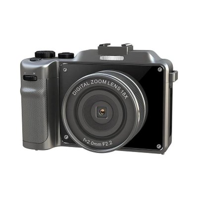 YONIS Appareil Photo Num&eacute;rique 4k Hd Zoom 18x Selfie Avec Stabilisation Et Wifi Noir 