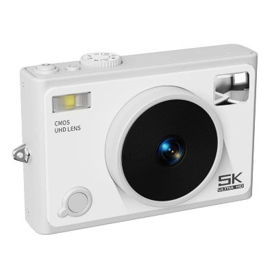 YONIS Appareil Photo Num&eacute;rique 5k 72mp Wifi Zoom 18x Auto Focus Pour &Eacute;tudiants Blanc 