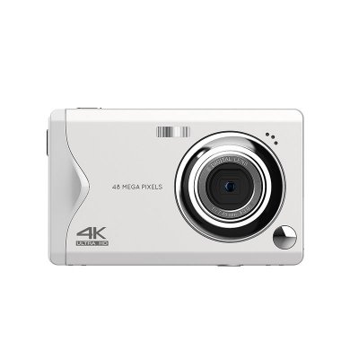  Appareil Photo Num&eacute;rique - NEOZHOU - 4K 48MP - Zoom 16x - &Eacute;cran 3,0"" - Compact - Blanc