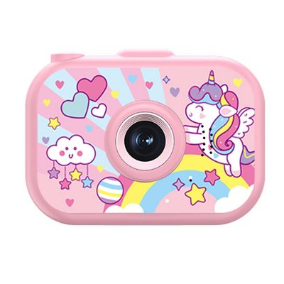 AVIZAR Appareil photo pour enfant avec tr&eacute;pied flexy ultra r&eacute;sistant rose AVJ-TK411 