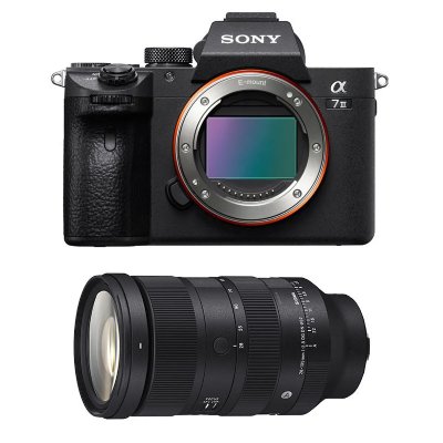 SONY Appareil photo -  - Alpha 7 III - Objectif SIGMA 28-105mm f/2.8 - 24.2 Mpixels - 4K 