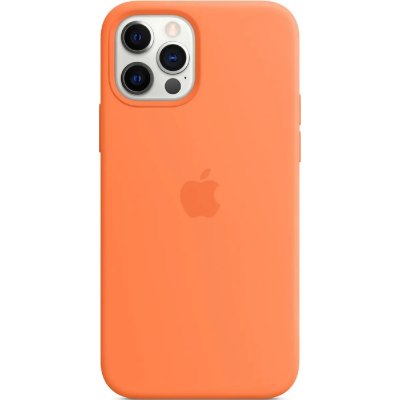 APPLE   iPhone 12 12 Pro Coque en Silicone avec MagSafe - Kumquat
