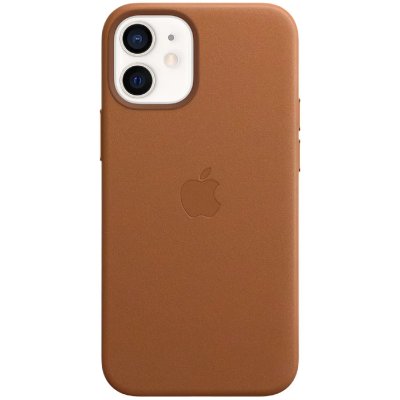 APPLE   iPhone 12 mini Coque en cuir avec MagSafe - Brun Selle