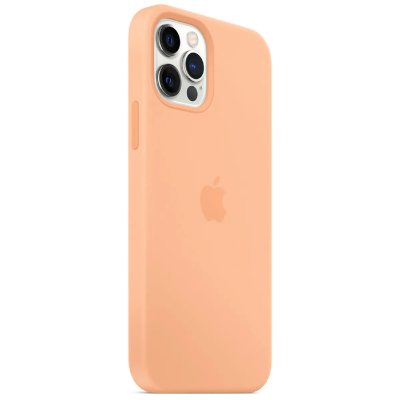 Apple Coque en silicone avec MagSafe pour iPhone 12 Pro Max Melon