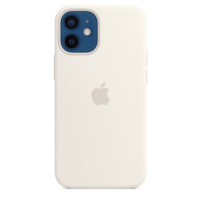 APPLE  Coque en silicone MagSafe iPhone 12 Mini - White
