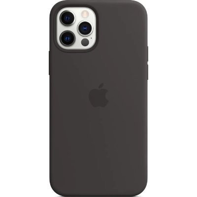 APPLE  Coque en silicone MagSafe iPhone 12 Pro Max - Black