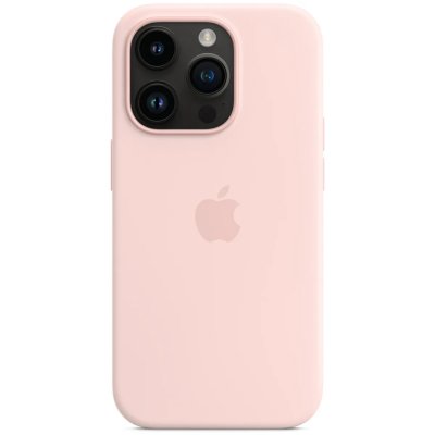 APPLE  Coque en silicone MagSafe iPhone 14 Pro - Chalk Pink