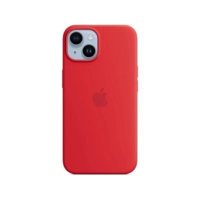 APPLE  Coque en silicone MagSafe iPhone 14 - Rouge