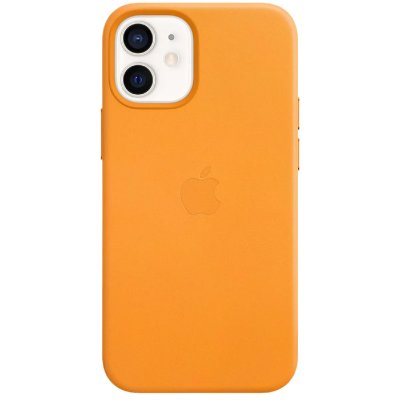APPLE  Coque Leather MagSafe iPhone 12 Mini - California Poppy