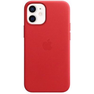 APPLE  iPhone 12 mini Coque en cuir avec MagSafe - (PRODUCT)RED 