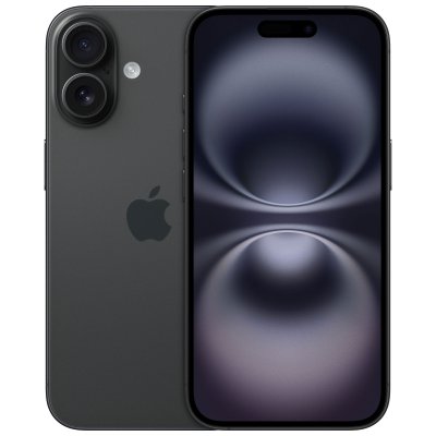 Apple iPhone 16 6,1 pouces 5G 256 Go Double SIM Noir 