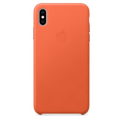 APPLE  Iphone Xs Max Leather Case Orange
