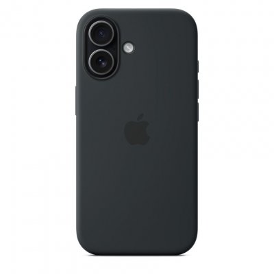 APPLE  Silicone Case iPhone 17 noir compatible avec MagSafe MGF14ZM/A