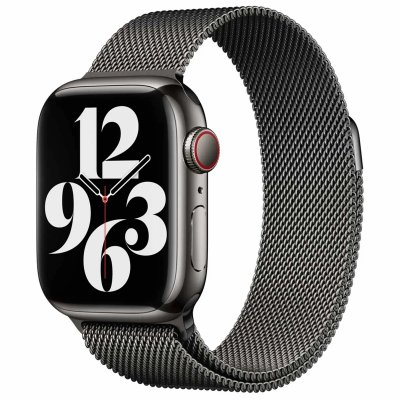 APPLE  Watch Band - Bracelet Milanais - 45&nbsp;mm - Graphite - Regular