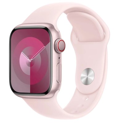 APPLE  Watch Band - Bracelet Sport - 41&nbsp;mm - Rose p&acirc;le - S/M