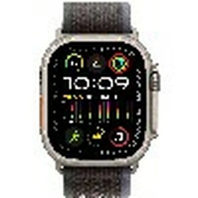Apple watch ultra 2 titane 49mm 4g bleu noir trail loop taille m l de MRF63FD/A