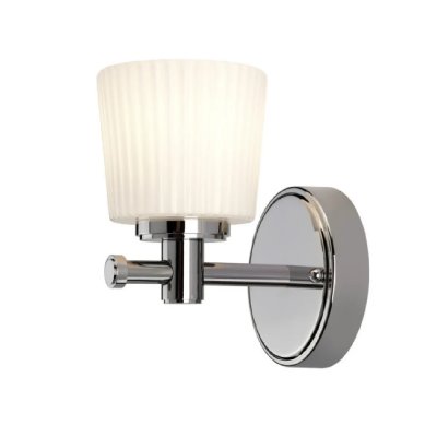 ELSTEAD Applique Binstead, chrome et verre