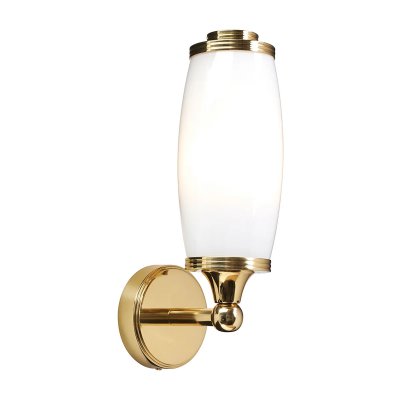 ELSTEAD Applique Eliot1, laiton poli et verre