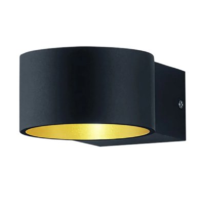 TRIO Applique lacapo noir et or led double lumi&egrave;re  lighting